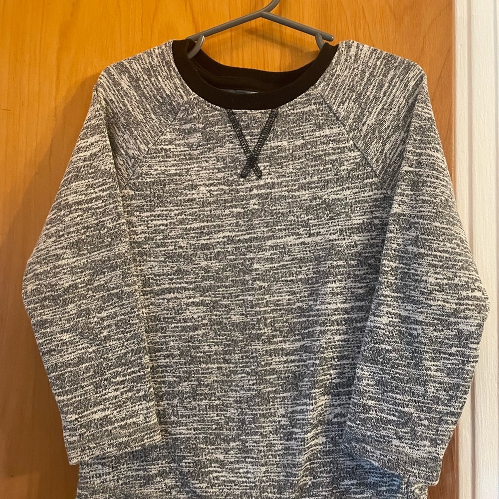 Cat & Jack Kids Black and White Crewneck Sweater